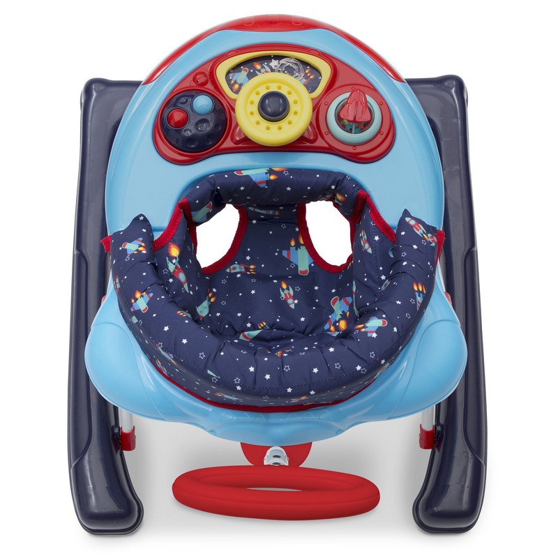 Delta Children First Exploration 2-in-1 Activity Walker, Lift Off