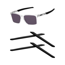 Kygear 2 Pairs Black Silicone Replacement Temple Sleeve Arm Grips, Silicone Rubber Ear Socks Arm Sleeve for Oakley Exchange/Exchange R/Exchange Sun, Anti-Slip Glasses Arm Covers