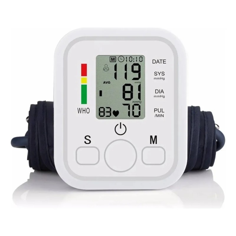 Tensimetro Electrnico Estilo De Brazo Inteligente Blanco
