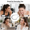 6 Pcs Zigzag Headbands, Black Wavy Metal Hair Bands with