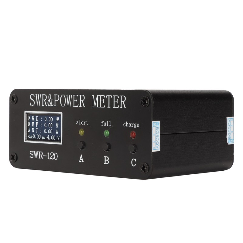 Standing Wave Meter Aluminium Alloy Digital Display 1.8‑50MHz FM AM