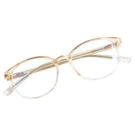 OPTOFENDY Blue Light Glasses Women, Round Blue Light Blocking Glasses TR90 Blue Blocker Glasses