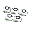 5 Pcs Proximity Sensor 2 Wire Normally Open 10mm Detecting