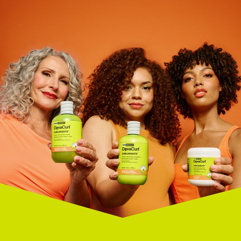 DevaCurl CurlHeights Volume + Body Boost Cleanser, 12 oz