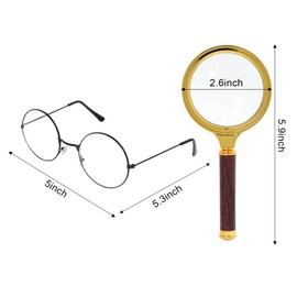 HOVEOX Detective Costume Detective Hat Detective Outfit Detective Costume Accessories Detective Costume Set