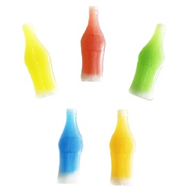 Fruidles Original Wax Bottles Candy Drinks, Liquid Filled Mini Drinks, Party Favorite Treats (Half Pound)