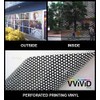 VViViD One-Way Perforated Vinyl Privacy Window Film Adhesive Glass Wrap