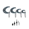 4Pcs 0-4 inch 0.0001" Outdoor Micrometer Set