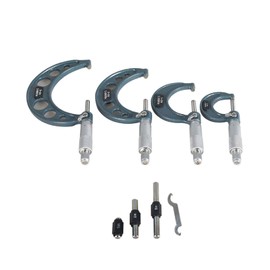 4Pcs 0-4 inch 0.0001" Outdoor Micrometer Set