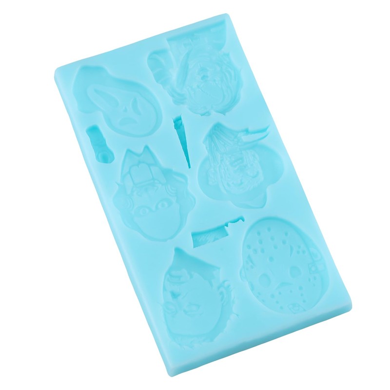Halloween Silicone Molds Horror Cartoon Character Fondant Mold