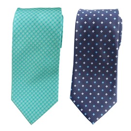 Towergem Men's Necktie Woven Jacquard XL Necktie, 63.0 inches (160 cm), PA2-36