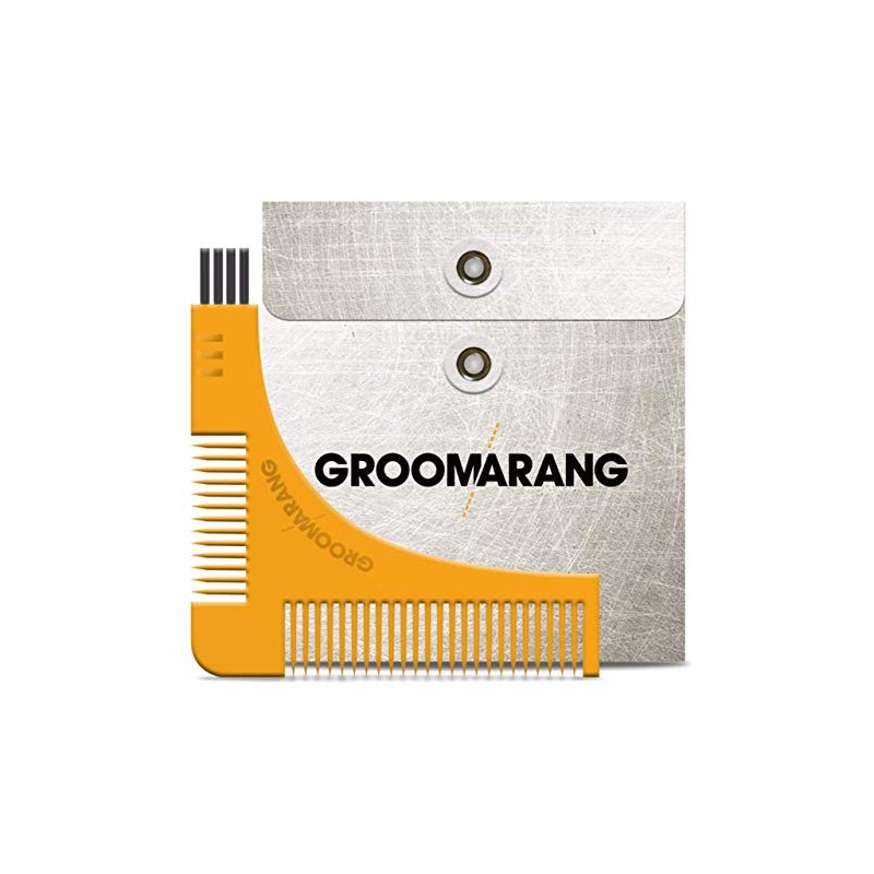 New Groomarang Beard Styling and Shaping Template Comb Tool Perfect