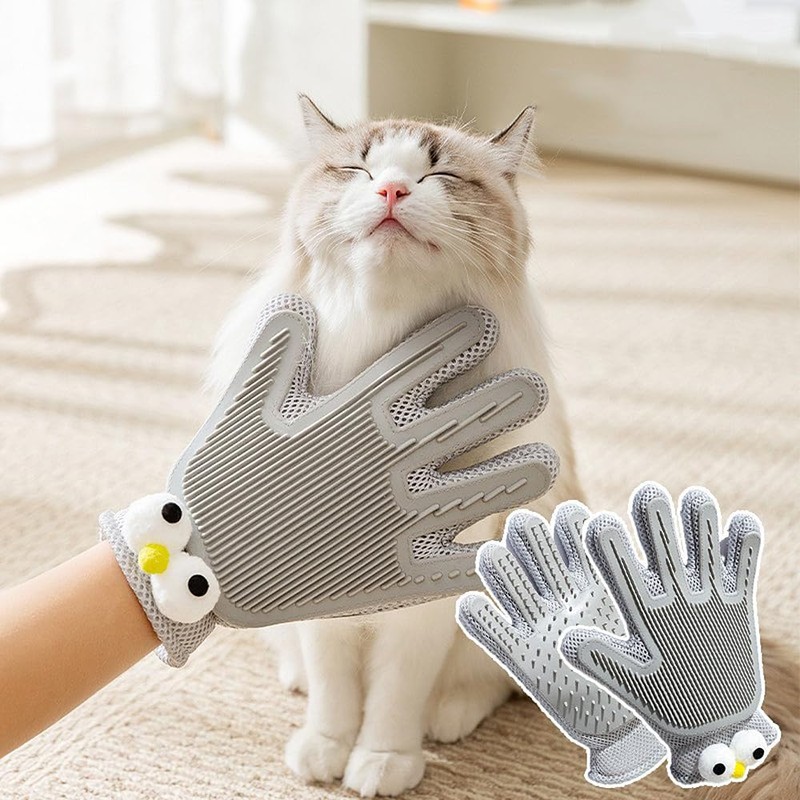 YBGGJO Grooming Gloves, Pet Brush, Cats, Rabbits, Gloves, For Right