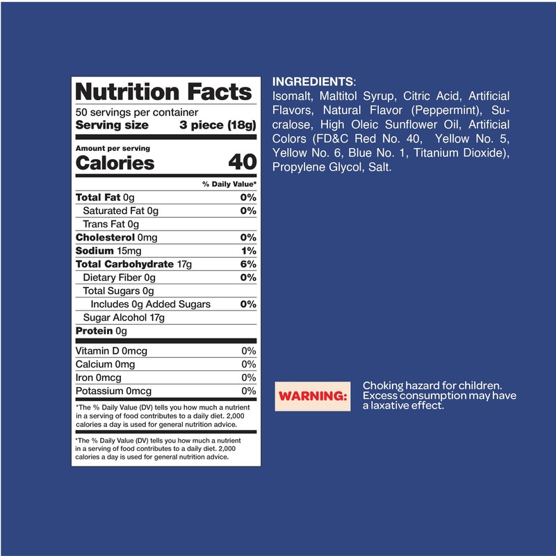 Sugar-Free Hard Candy - 2 Pound Bulk Pack - Assorted