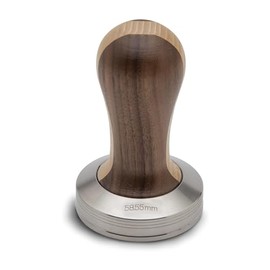 Lelit Coffee Tamper for LELIT58 Filter with Wooden Handle - Silver/Brown (Two-Tone Colour)