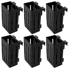 MEYAGOT Pack of 6 Aquarium Plant Holders, Aquarium Plant Stand with Bucket Suction Cup and Hooks, Planter for Aquariums, Hanging Planters for Aquariums for Aquaponic Plant Growing in Aquariums