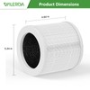 2 Pack A1 Replacement Filter Compatible with VEWIOR Air Purifier