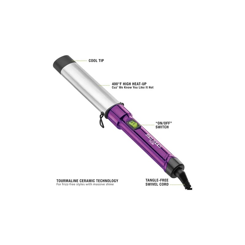 Ferro Bed Head 1 12 Curlipops Ovalado Morado