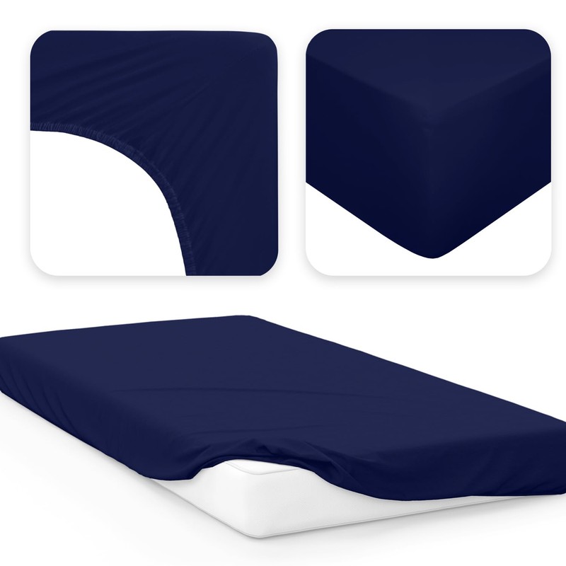 Jacobson Jersey Fitted Sheet, Cotton Bed Sheet (180 x 200