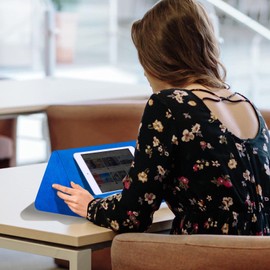 Soft Tablet Stand Pillow with Pocket,Adjustable 3 Viewing Angle,Lazy Holder for Bed Sofa,Compatible with iPads Tablets eReaders Smartphones Books Magazines (Dark Gray)