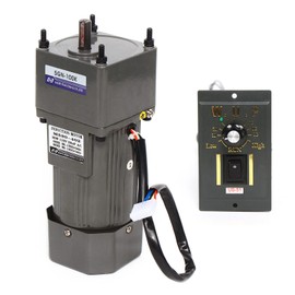 XUANIIIL AC Gear Motor Reducer, 110V 90W 100K Electric Single-Phase Gear Motor Reversible Motor with Variable Speed Adjustable Controller Governor Geared Motor 0-13.5RPM