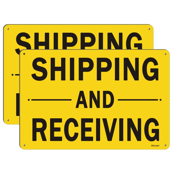Shipping and Receiving Signs 18 x 12 Inches Shipping Signs