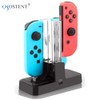OSTENT Base de Carga LED 4 en 1 para mandos
