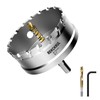 REKCKRUL 3" (76mm) TCT Carbide Hole Saw Kit for Metal