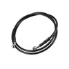 Partuto 170cm 66.93" Motorcycle Braided Brake Clutch Oil Hoses Pipe