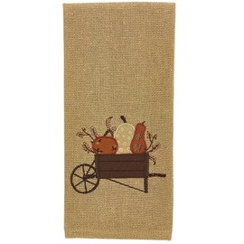 Park Designs Pumpkin Harvest Applique Dishtowel