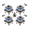 PM Auto Set 4 Front-Rear Wheel Hub Bearing Assembly for