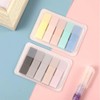 100 Pcs Grey Sticky Index Tabs,Notes Flags Writable and Repositionable