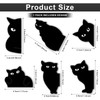 Sliverdew Magnetische Lesezeichen Schwarze Katze Lesezeichen für Frauen Niedliche Katzen