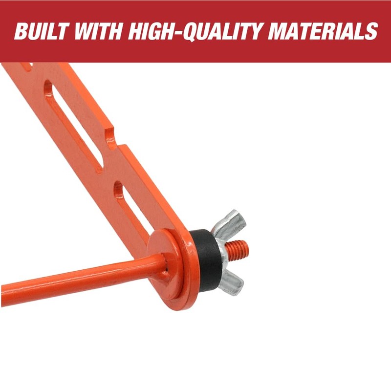 Lauco Paint-N-Stick Side View Mirror Stand Holder With Clamp, Autobody