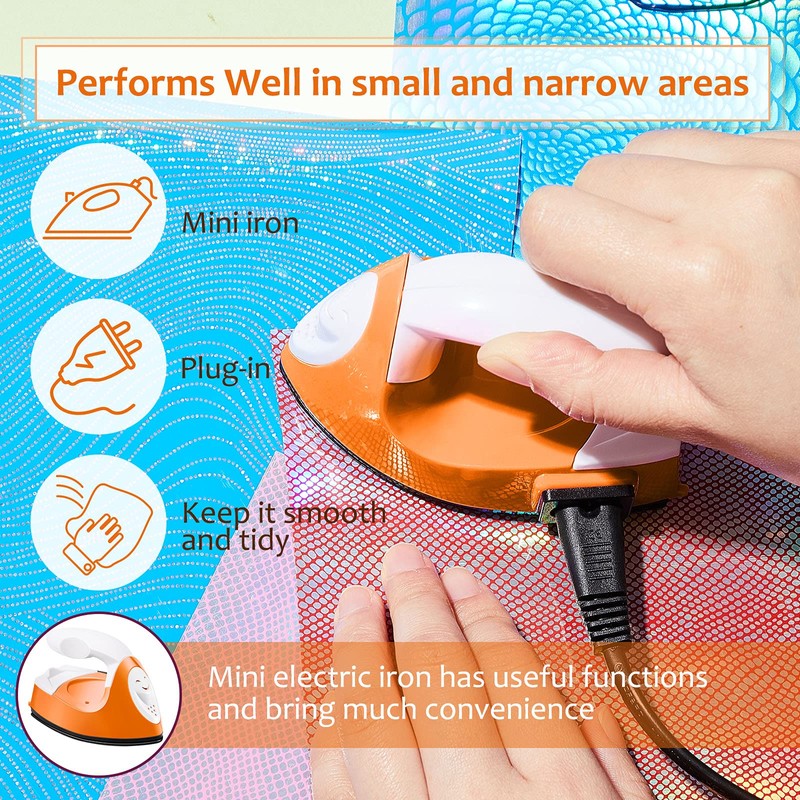 Honoson Mini Craft Iron Mini Heat Press Small Iron 3.93