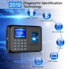 Biometric Fingerprint Password Attendance Machine Employee Check-in Time Clock