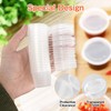[200 PACK - 1 oz] Round Food Container Pots with