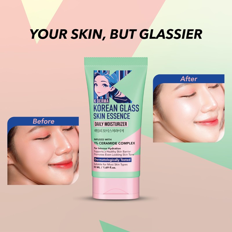 DR.RASHEL Korean Moisturiser with 1% ceramide and Rice Water for