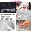 HORJIA Eyebrow Template [12 Types] Women's Eyebrow Cutter Eyebrow Template