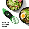 OXO Good Grips Rebanadora de aguacate 3 en 1, verde