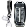 KUNIO Car Key Fob Cover Case Fit for Genesis Genesis