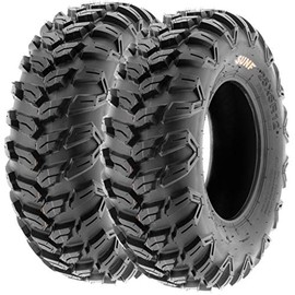 SunF A043 XC Sport-Performance ATV/UTV Off-Road RADIAL Tires - 25x8R12, 6PR (Pair of 2)
