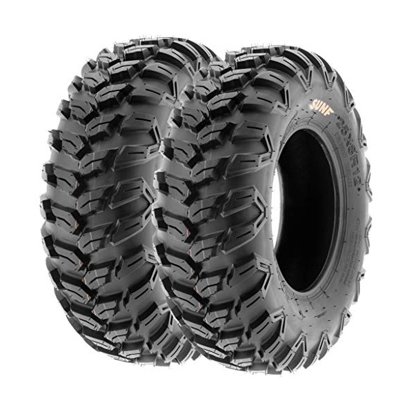 SunF A043 XC Sport-Performance ATV/UTV Off-Road RADIAL Tires - 25x8R12,