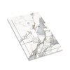 Ukutarly Gray White Marble 1 Gang Single Rocker Decorative Electrical