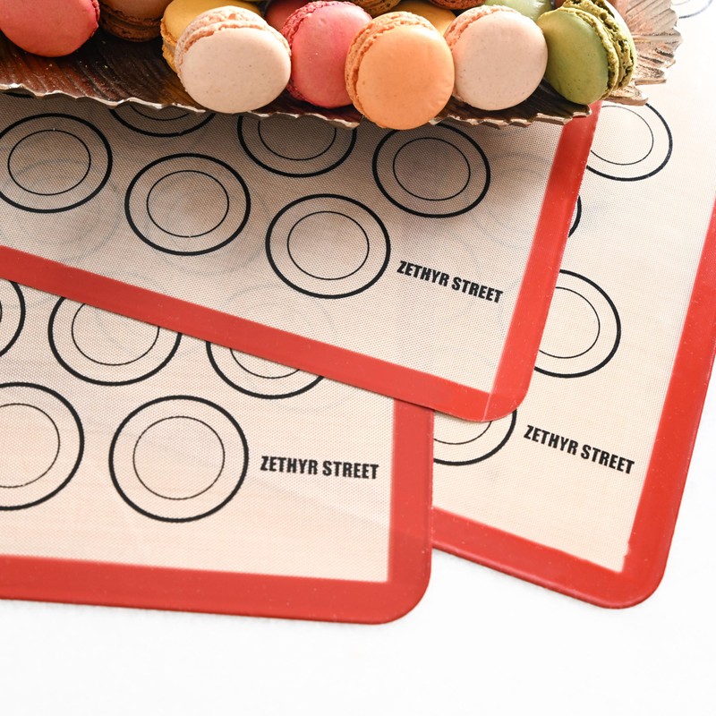 Macaron Silicone Baking Mats - Set of 10 - Full