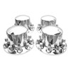 SEPEY 33 mm Standard Axle Cover Set Chrome Rear Axle