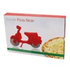 Monsterzeug Pizza Cutter Scooter, Red Pizza Roller, Original Pizza Cutter