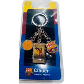 Barcelona Keyring FCB Logo Bal