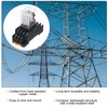 MECCANIXITY 1 Set DC24V Electromagnetic Power Relay 14-Pin AC/DC DPDT