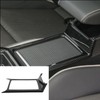 Central Console Water Cup Holder Trim Frame Carbon Fiber Style
